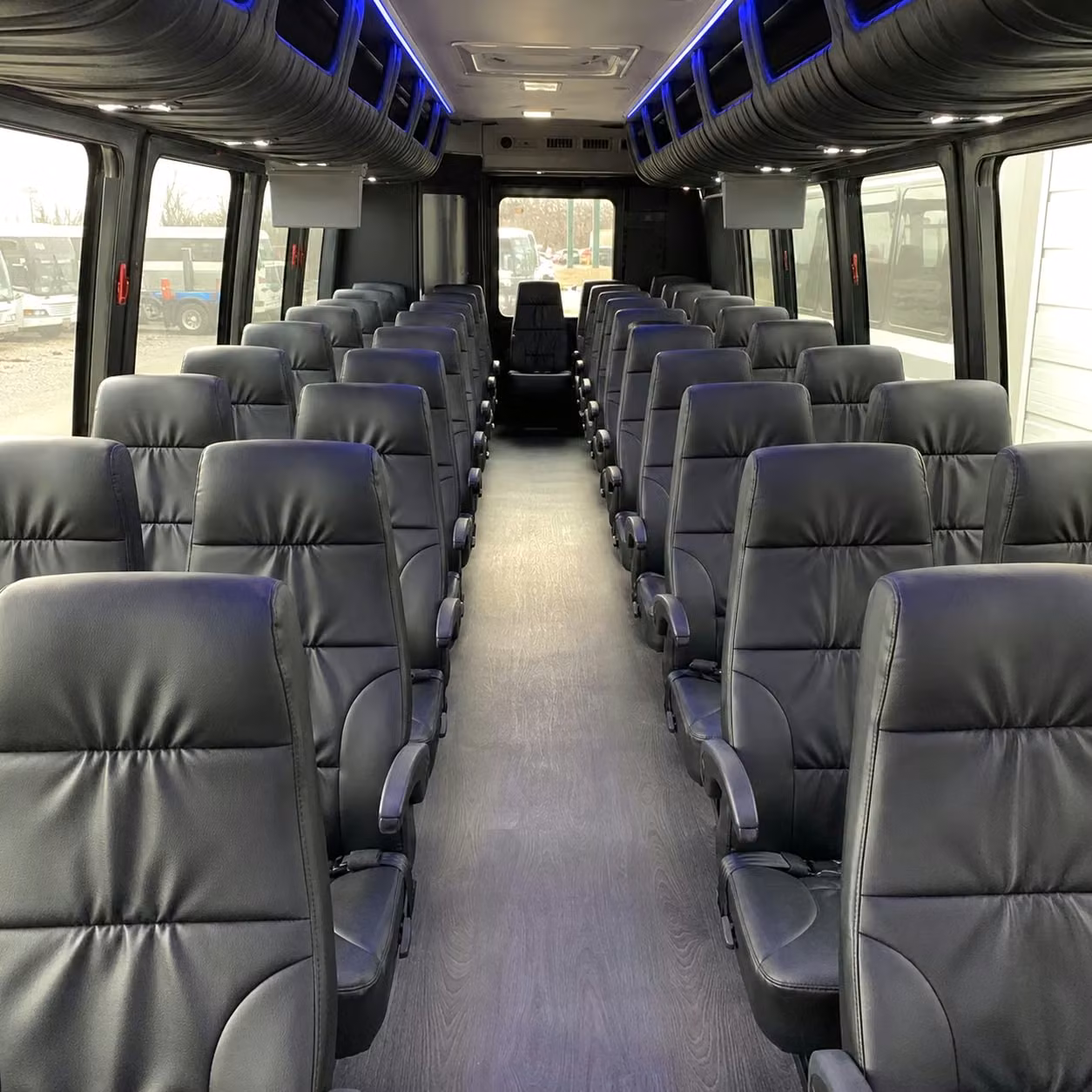 25 passenger minibus inside