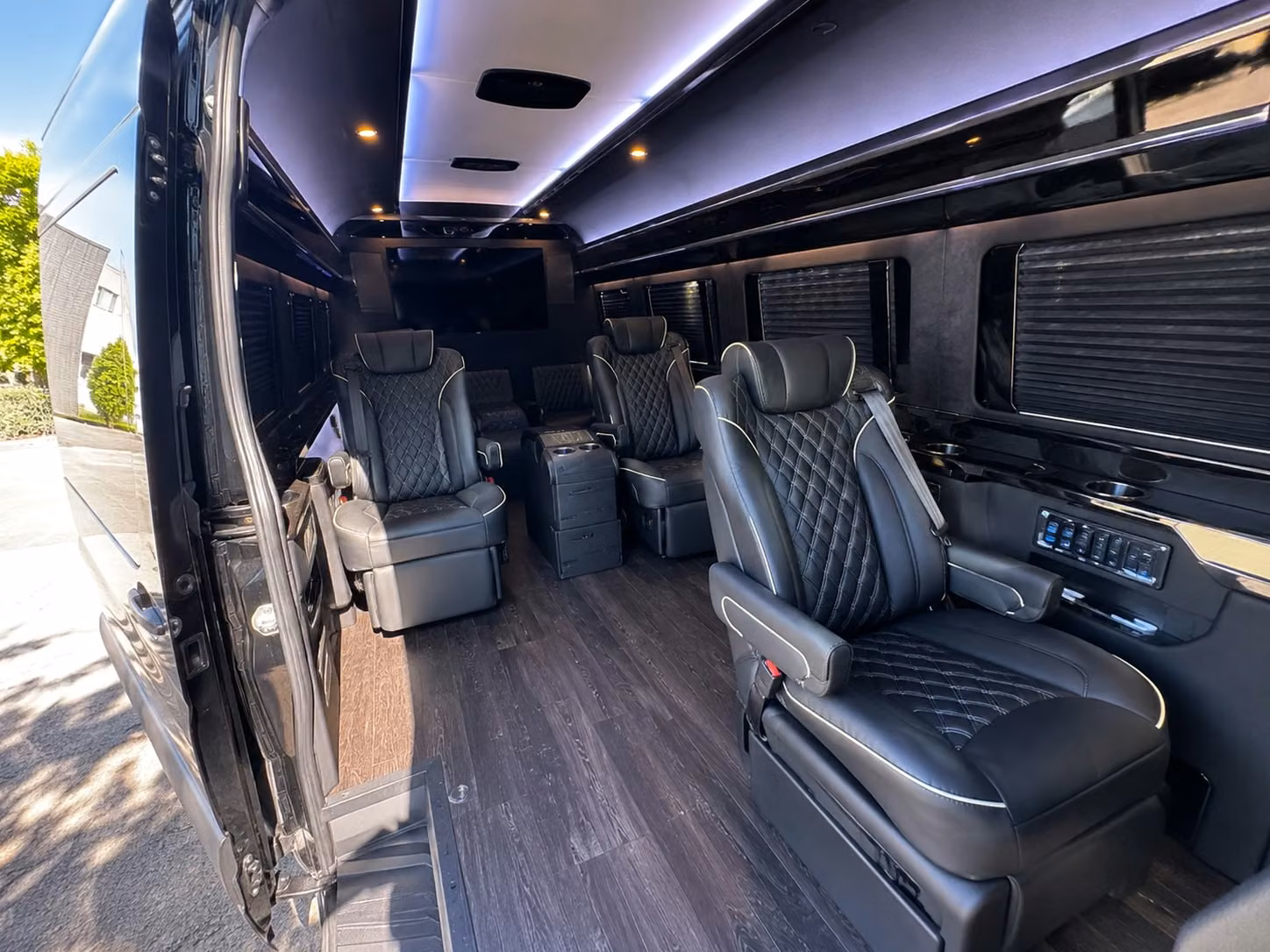 sprinter van with driver interior